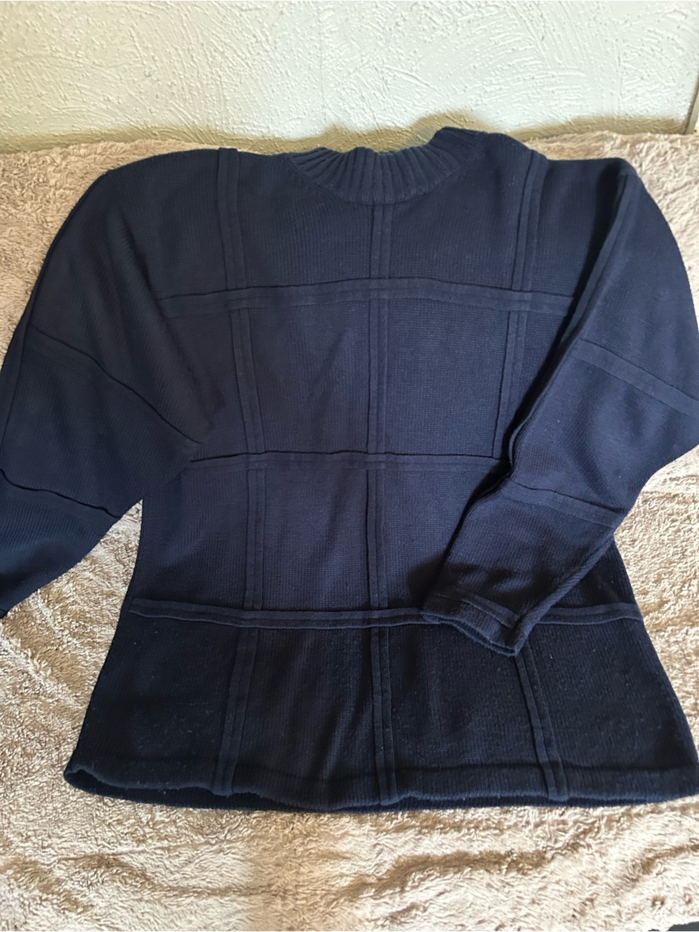 Classic Navy Men’s Knit Sweater